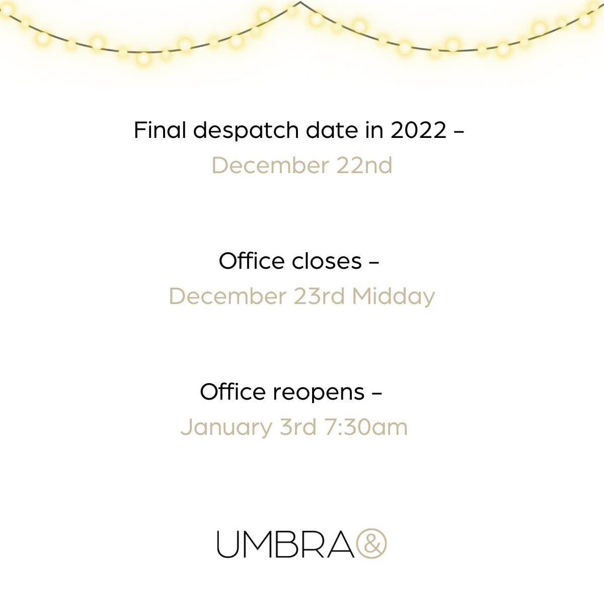 Umbra tweet media