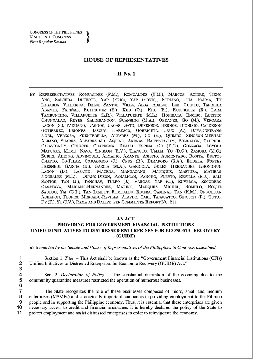 ABSCBN News on Twitter "READ House Bill 1 or the proposed GUIDE law