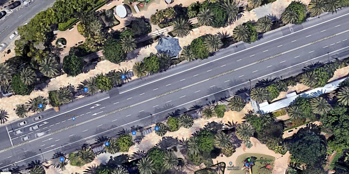 🧵 ¿No os parece que llamar "paseo" al Paseo del Parque resulta un poco perverso, cuando es una "autopista urbana" de 6 carriles en pleno centro?