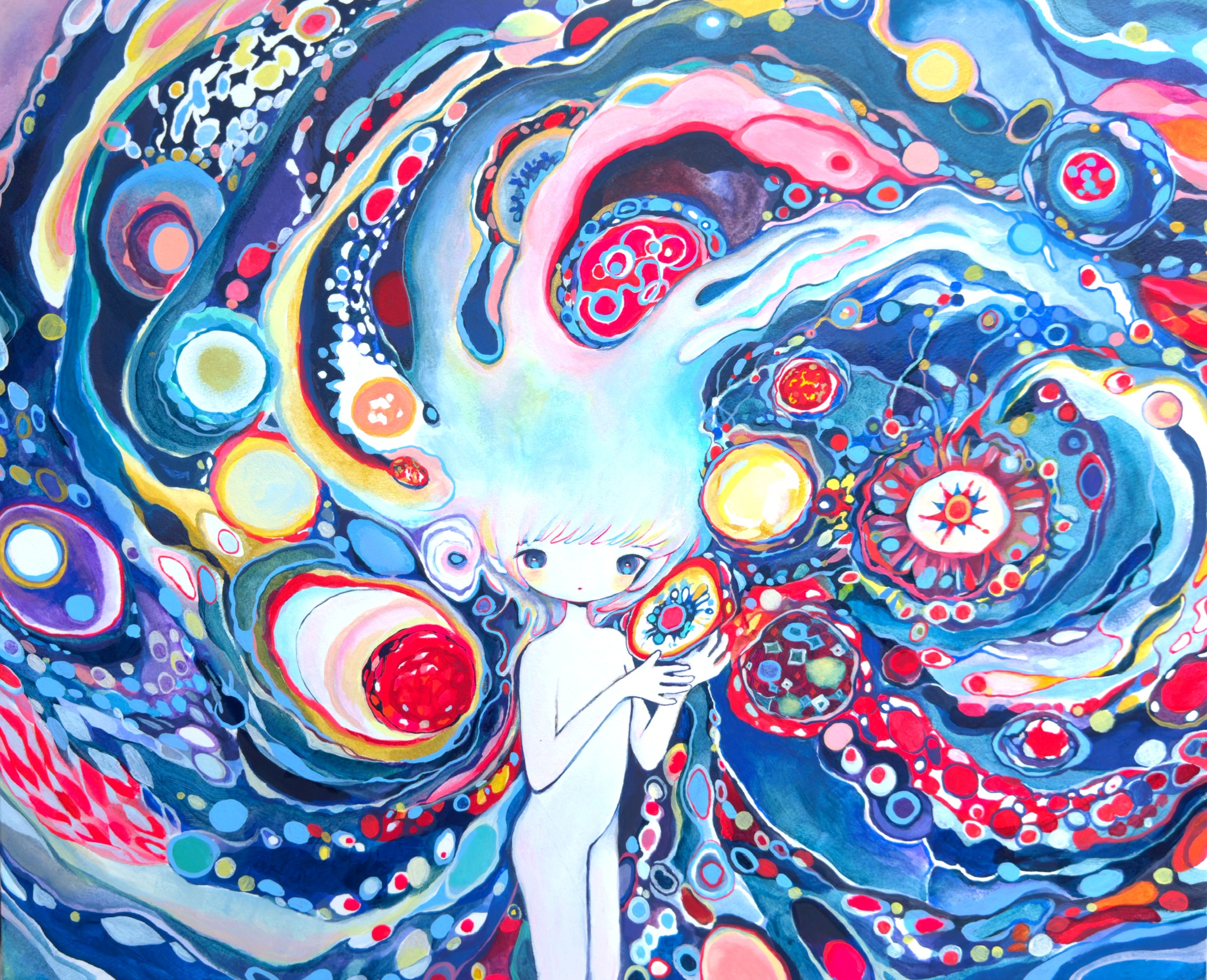 きくお 黄菊しーく painting 原画 絵画 きくお 黄菊しーく painting 原画 絵画