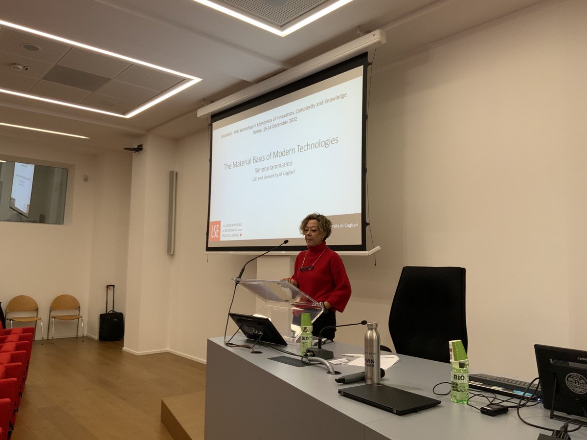 Francesco Quatraro (@francequatraro) on Twitter photo This morning we open with Simona Iammarino’s talk on the #material bases of #modern #technologies #wick2022 <a href="/BergaminiEnrico/">Enrico Bergamini</a> This morning we open with Simona Iammarino’s talk on the #material bases of #modern #technologies #wick2022 <a href="/BergaminiEnrico/">Enrico Bergamini</a>