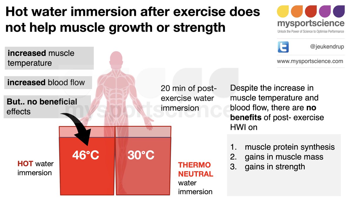 NEW BLOG: A hot tub for bigger muscles? Hot-water immersion following exercise will increase muscle temperature and blood flow, but what does this mean for muscle growth? Read the blog to find out more bit.ly/3uC5Uw0