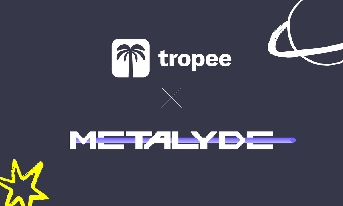 Introducing our official partnership with <a href="/metalyde/">Metalyde</a> 🌴

Metalyde will use Tropee to pursue its mission to unlock the full potential of brands on web3 — by building exceptional experiences with utilities. 

BTW, the Metalyde team is launching something special today 🤫