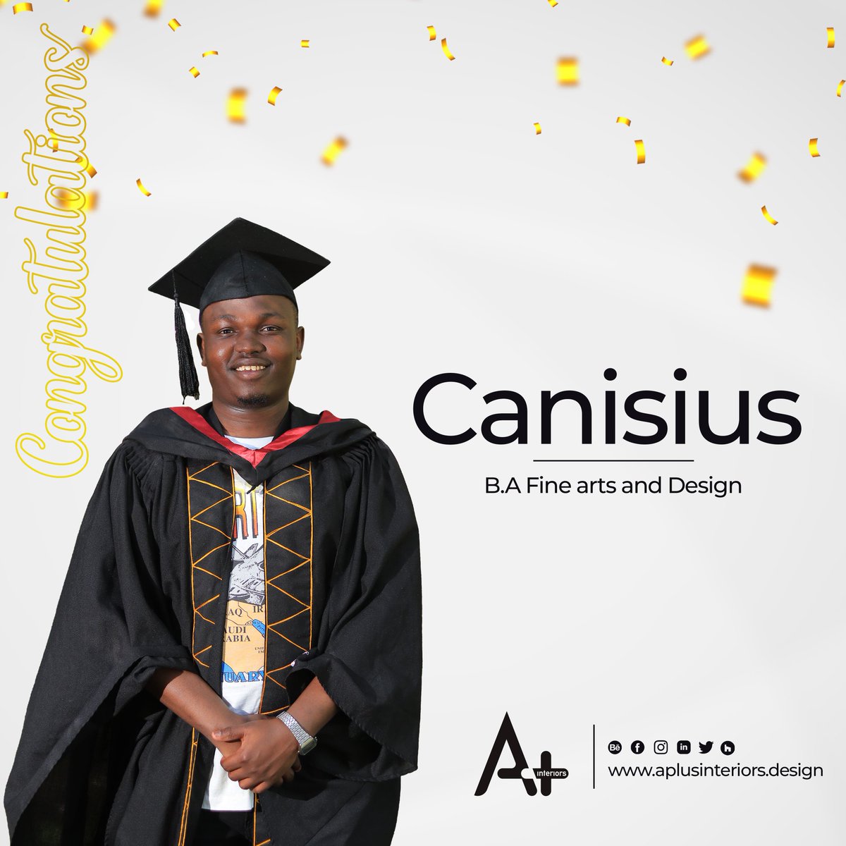Aplus_interiors's tweet photo. Gentlemen, You qualify!
#congratulations to you from the whole team @aplus_interiors 
#interiordesign #aplusification #graduation https://t.co/9Enl5rLQxj