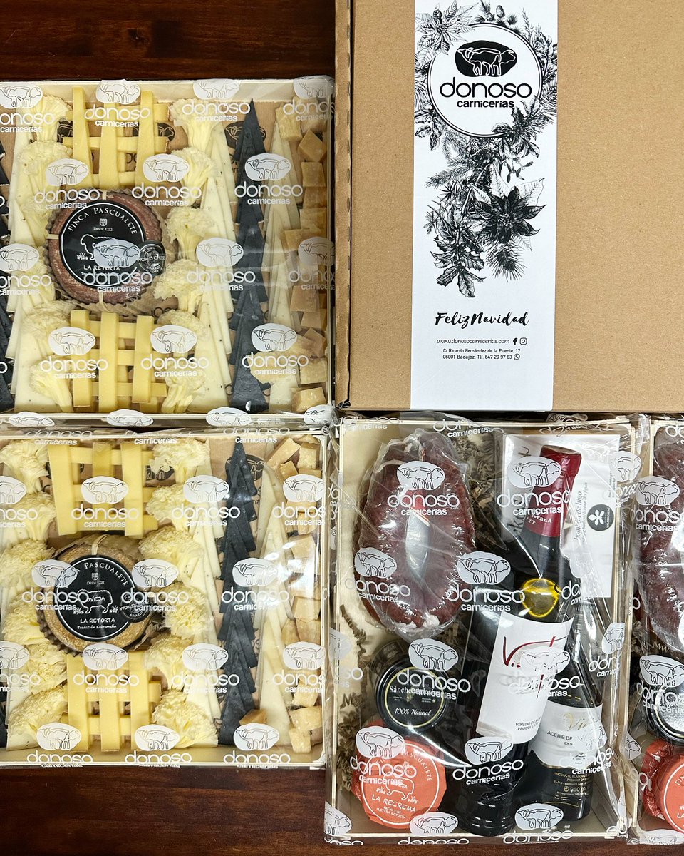 DonosoCarnes's tweet photo. Por aquí ya huele a #Navidad… 🤩🎄💛

#tabladequeso #regalo #cestaregalo #queso #SayCheese #agradecer https://t.co/QWXXW3YUsV