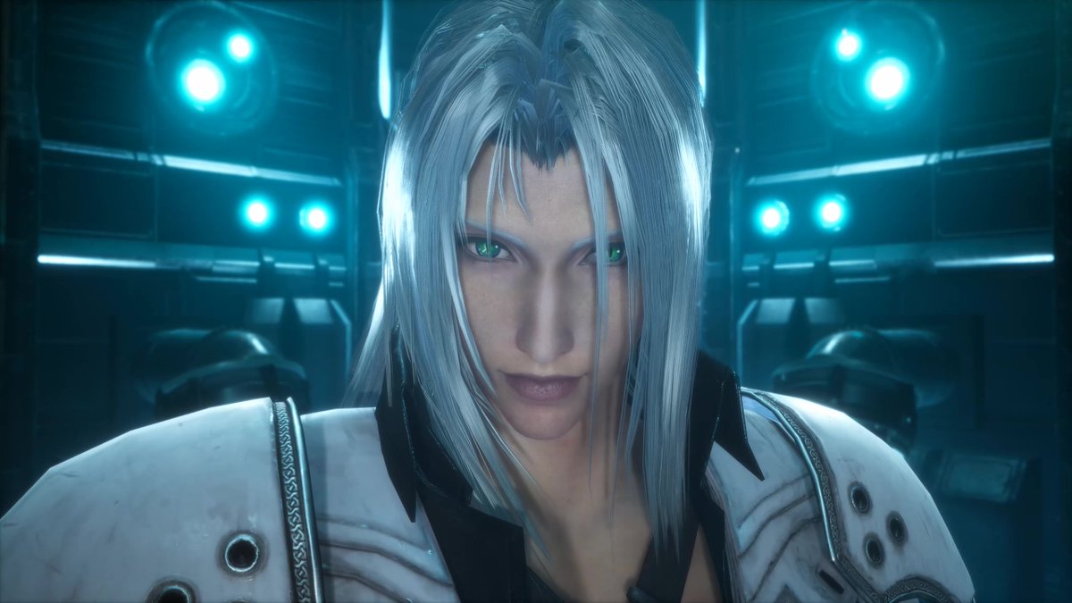 SolaraSona's tweet photo. This is the happiest Sephiroth has ever been since his comrades left (betrayed) him. And it's all for some ugly alien bitch. e-e #CCRSpoilers https://t.co/khILGU8225