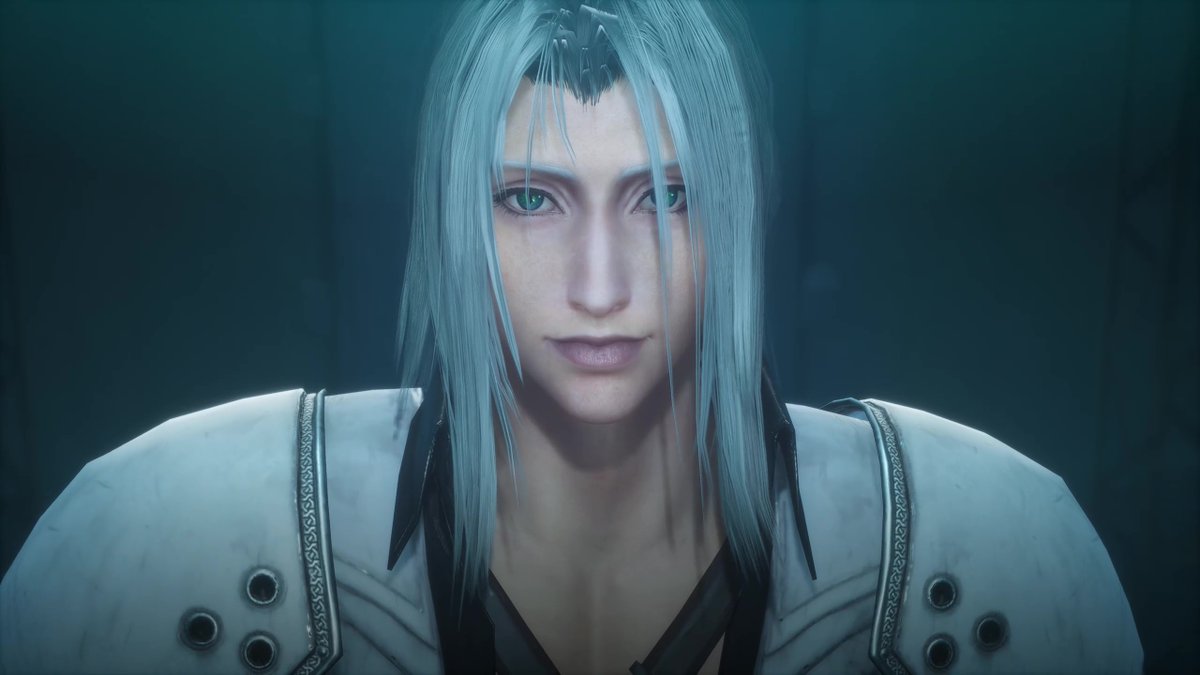 SolaraSona's tweet photo. This is the happiest Sephiroth has ever been since his comrades left (betrayed) him. And it's all for some ugly alien bitch. e-e #CCRSpoilers https://t.co/khILGU8225
