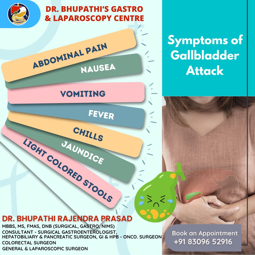 BhupathiRajend5's tweet photo. A #gallbladderattack is also called a #gallstoneattack happens when there is a #gallstone blockage in the duct of the #gallbladder.
If you have #pain in the upper right side of your #abdomen, it might be related to your #gallbladder.
☎️Call: +91 8309652916 https://t.co/jPcnESznSr
