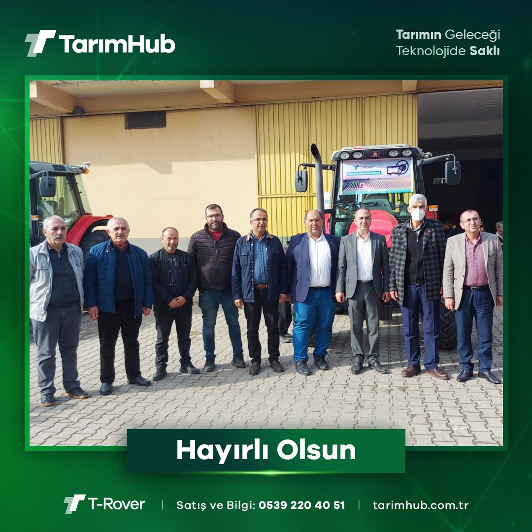 Kahramanmaraş, Türkoğlü ilçesinde bulunan çiftçilerimiz Ali Ateş, Kemal Ateş ve Mustafa Ateş beyefendilere T-Rover Otomatik Dümenleme Sistemimiz hayırlı olsun.

Satış ve Bilgi için:
05392204051-05388615473

#otomatikdümenleme #uydulutraktör
#tarımteknolojileri #hassastarım