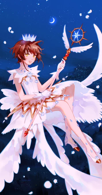 Card Captor Sakura fanart :> I wanted to draw her for so long now! I'm so happy I finished this painting  