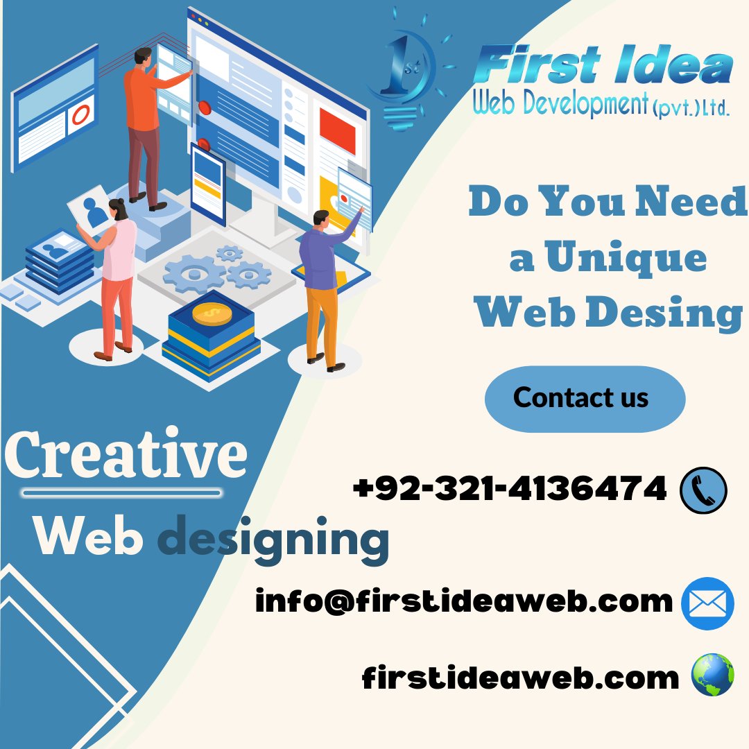 firstideaweb's tweet photo. Do You Need a Unique Web Design
For Quick Discussion, WhatsApp now: ?https://t.co/UEItVvpBF6 VISIT OUR WEBSITE https://t.co/UbGGimGnE5 #websigning https://t.co/2KzotUACZz