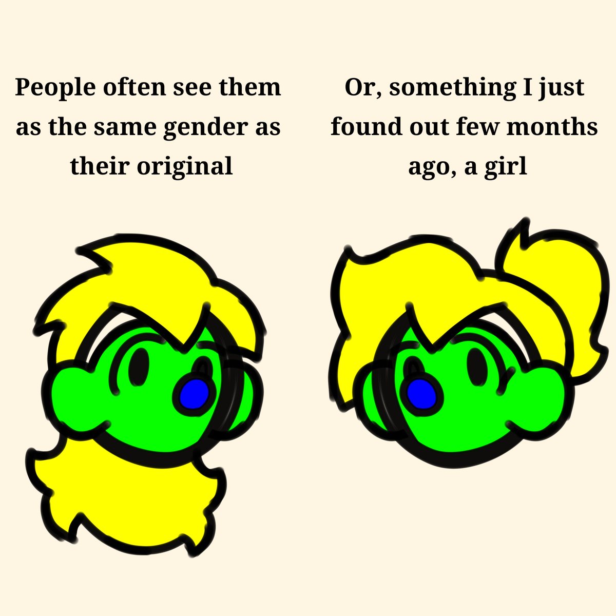 JustyneJaenna's tweet photo. This is just some speculations I have on people's interpretation of the recolor trio, which is alright, it's just something that I noticed

#donthugmeimscared #dhmis #dhmisrecolors https://t.co/t4cl1nx5wW