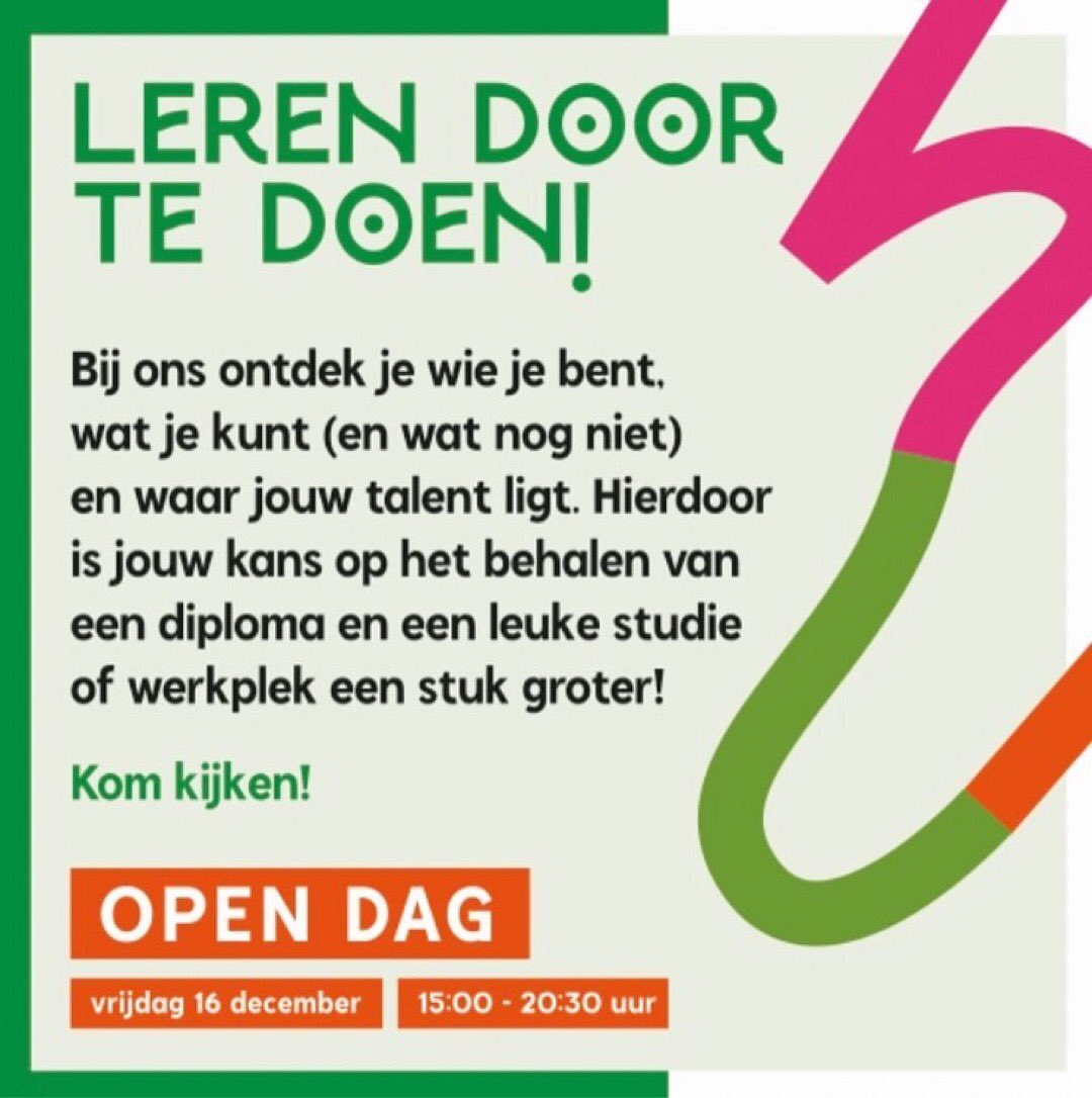 TrajectumColleg's tweet photo. Straks om 15:00 uur start de Open Dag… https://t.co/nXVHjytsWr