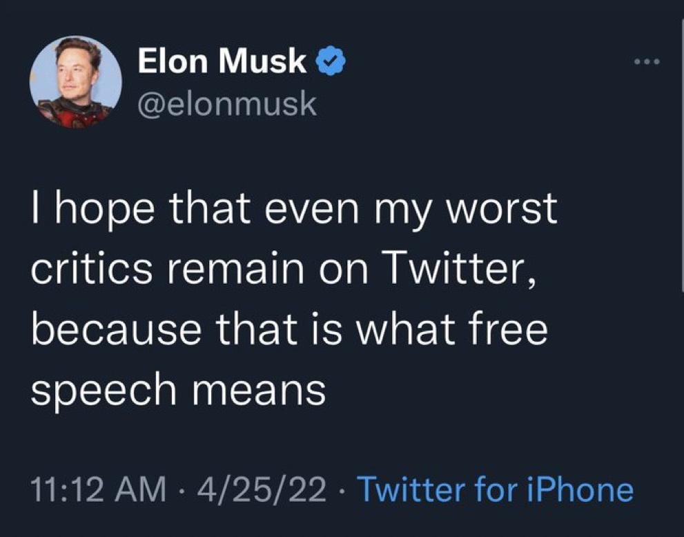 SundaeDivine's tweet photo. @BlackKnight10k @elonmusk Aaron Rupar did nothing to harm anyone and depended upon Twitter to provide for his family. Capriciously banning him for criticism is not the act of someone who believes in free speech. https://t.co/JJyrpC4Ihk