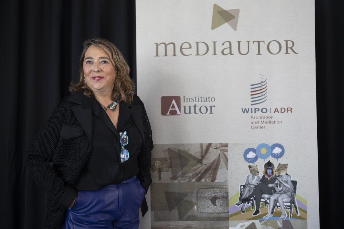 InstitutoAutor's tweet photo. 📣 @MarisaCastelo, presidenta del Instituto Autor analiza el proyecto @mediautor ➡ https://t.co/264PuyPoCY.

👉 “Las mediaciones telemáticas han logrado que los procesos sean ahora mucho más baratos y rápidos”.

#Mediación #Mediautor https://t.co/YngY3BP6Gd
