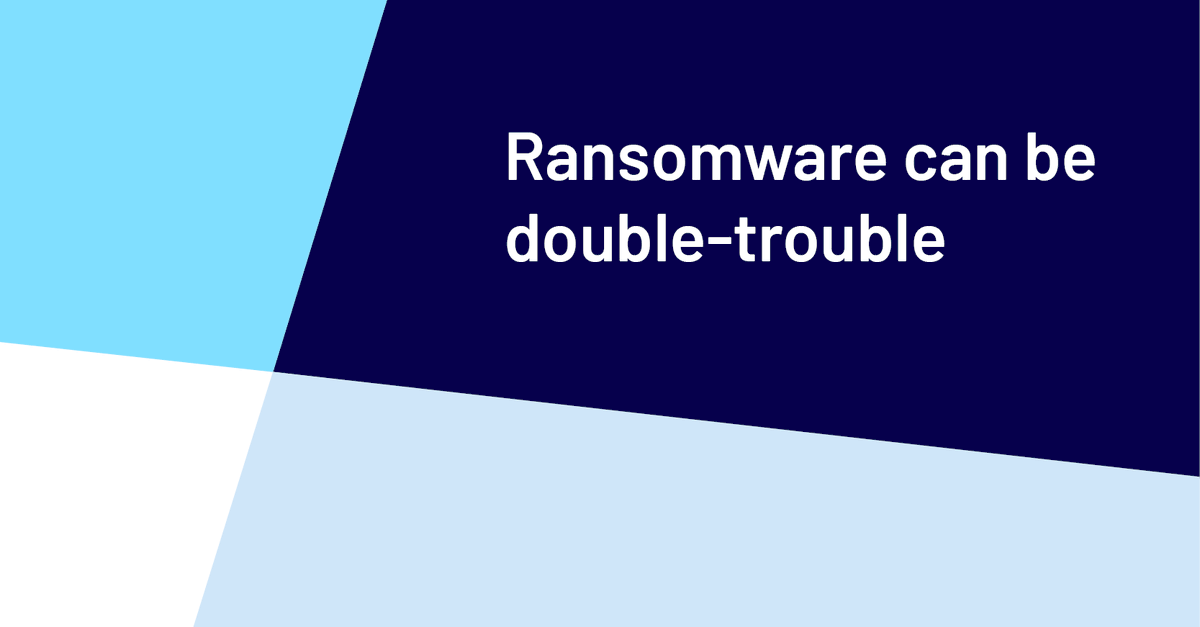 1 in 2 IT pros say they've been hit by multiple ransomware attacks. Is your data safe?  oal.lu/Px4Um