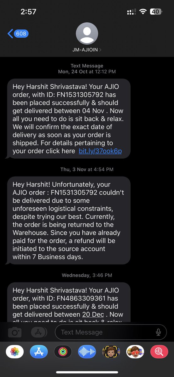 jerryboyog's tweet photo. Having the best online shopping experience with @AJIOLife .
All the efforts are appreciated.
Hope to never shop with you again.
Thank you #ajio https://t.co/PWBwjxZTRq
