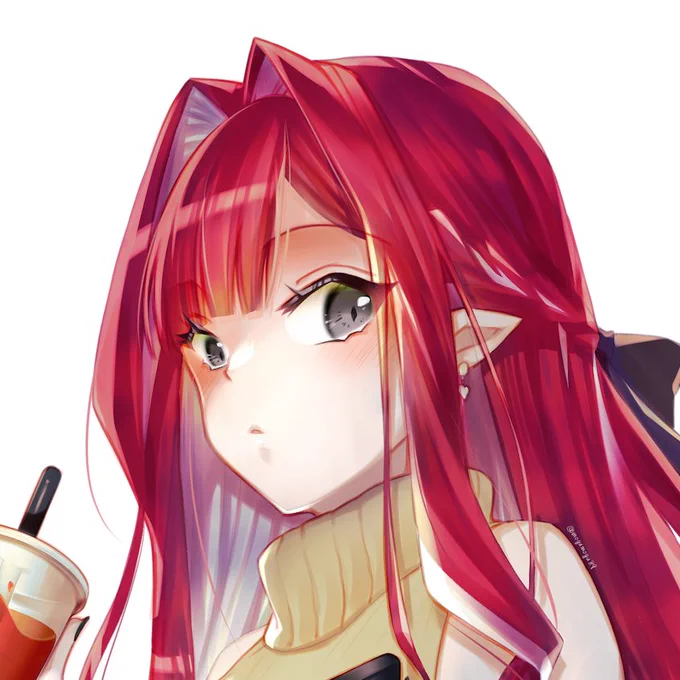 今日はゲスト原稿完成したのでえらい!!妖トリちゃん、とってもかわいく描けた!!! 