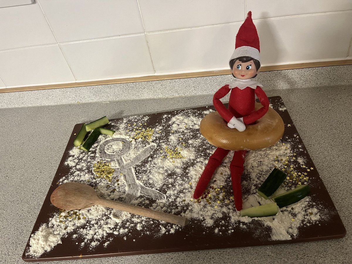 Here are some recent pictures of Elf on a Shelf at Simpson Nursery!🎄