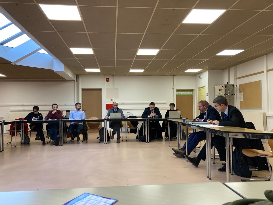 mgmagne's tweet photo. COPIL CLEE Haut Périgord, tous les partenaires ont répondu présents pour la relance des activités du CLEE, en présence de M. Bressolles sous-préfet. @AcBordeaux @DAFPIC #clee #relationécoleentreprise https://t.co/Xie4ofgFie