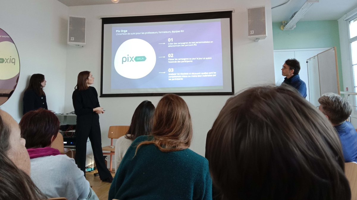 📢 Pix est aujourd’hui au Séminaire langue française de l’<a href="/IFParis/">Institut français</a> ! L’occasion pour l'équipe Pix de présenter aux Instituts français à travers le monde nos travaux pour accompagner la montée en compétences numériques des enseignants, en France et à l’international🗺️
