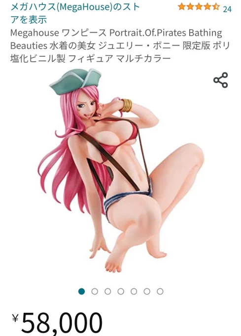 ボニー姐さんのフィギュア、エッロ!!値段高いのもアレだが、こういうフィギュアで中古ってのがアブナイ。言ってる意味、解るかな? 