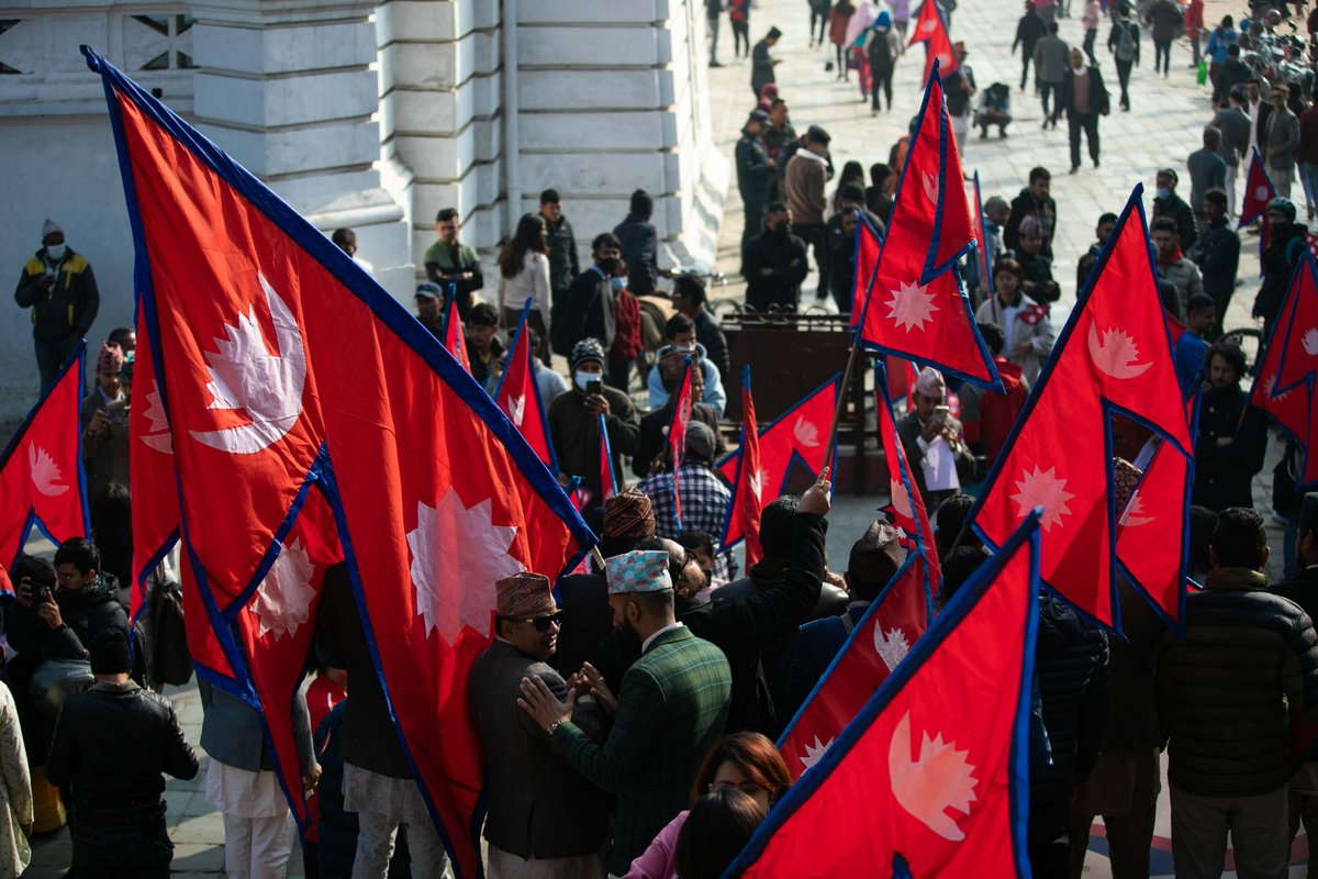 nepalminute's tweet photo. #NationalFlagDay: All you need to know about the national flag of Nepal. Did you know that dishonouring or destroying Nepal’s national flag is a criminal offence? https://t.co/x54y2RXs4B
#Nepal #NationalFlag #DoubleTriangle https://t.co/Ie954fSUqr