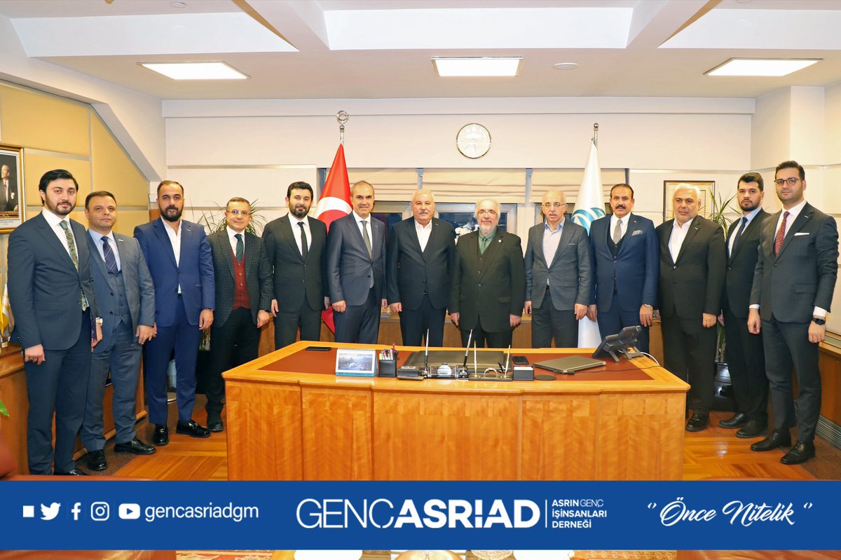 Sn. Genel Başkanımız Mustafa İnan Güleç ve Sn. Genel Başkan Vekilimiz M.Furkan Görentaş İstanbul Ticaret Odası Yönetim Kurulu Başkanı Sn. Şekip Avdagiç'e hayırlı olsun ziyaretinde bulundular.

#öncenitelik