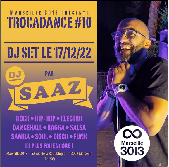 Marseille3013's tweet photo. la fête de la trocadance samedi au 3013 de 18h à 0h https://t.co/jarQgop7Uu