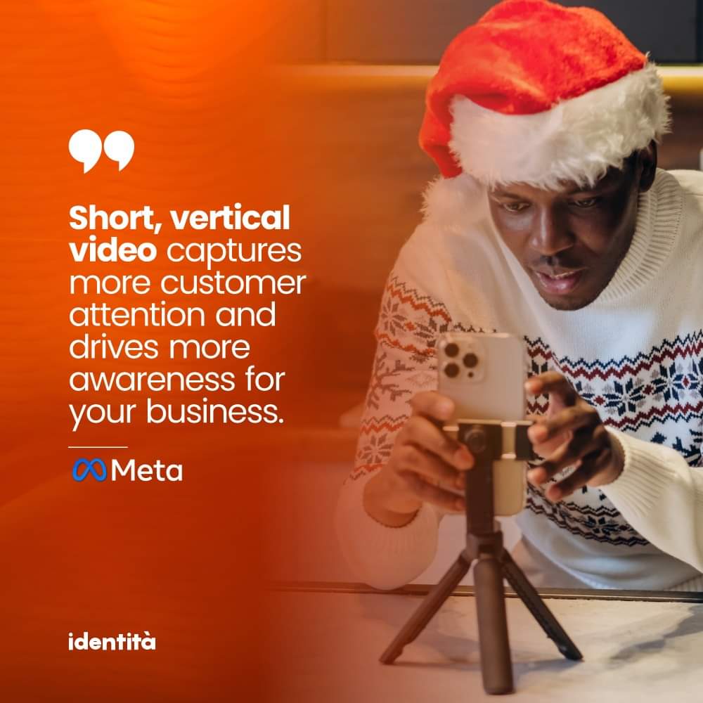 identitabrand's tweet photo. A recent release by Meta hints that video ads increased the likelihood to buy for 79% of CPG consumers, and outperformed image-only ads 100% of the time for brand awareness.

Let's help you get started with affordable video production &amp; best practices for mobile video publishing. https://t.co/Z2NoonyZy9