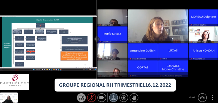 Le groupe trimestriel RH à destination des adhérents <a href="/FEHAP_CentreVDL/">FEHAP_CentreVDL</a> se tient ce matin en visio sur les astreintes et la loi sur la sécurité au travail, animé par <a href="/Cab_Barthelemy/">Barthélémy Avocats</a>