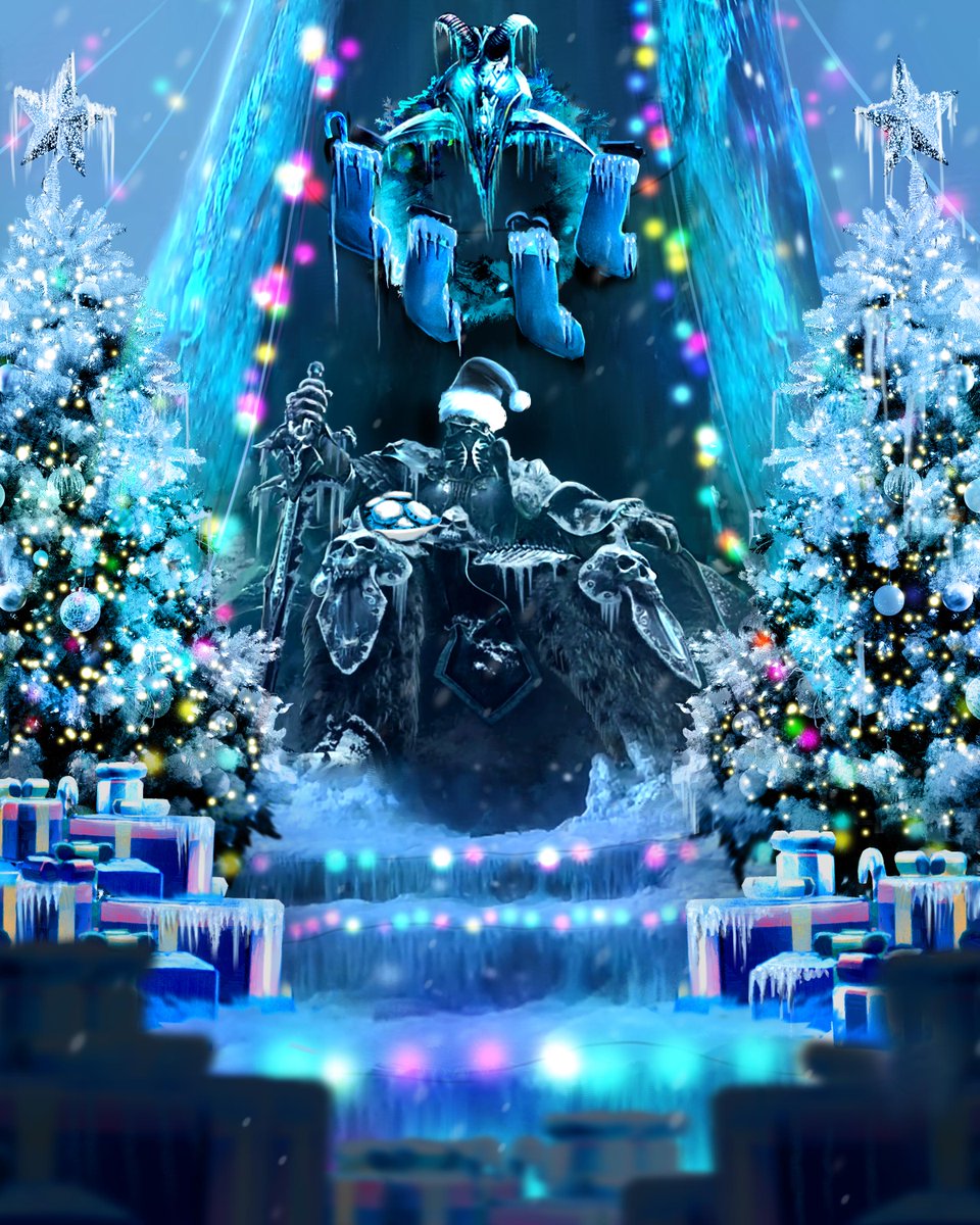 6 giorni di festività e persino il Trono di Ghiaccio è entrato nello spirito ✨