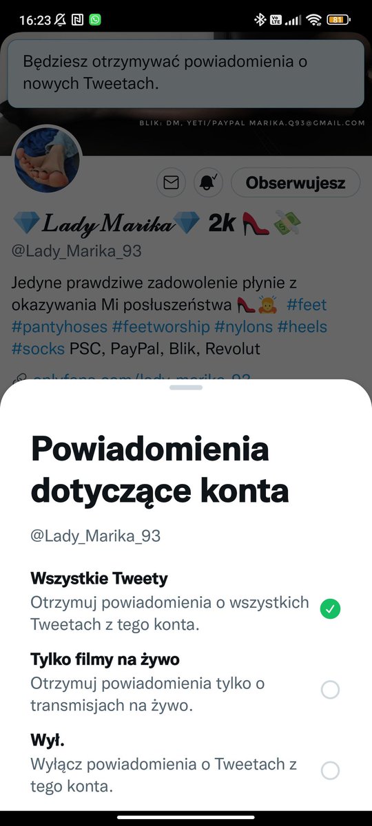 sluga_pani00's tweet photo. @Lady_Marika_93 @rt_feet @FootParadiseRT @PL_FINDOM @FindomPolish zrobione https://t.co/UVoMcMMIUG