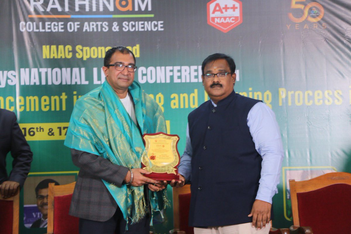 Manickam_reach's tweet photo. Rathinam College has inaugurated National Level conference on The Role of IQAC in “Quality Enhancement in Teaching and Learning Process in Higher Educational Institutions” sponsored by NAAC.
#ugc #naac #aicte https://t.co/BoOFBw3HjE