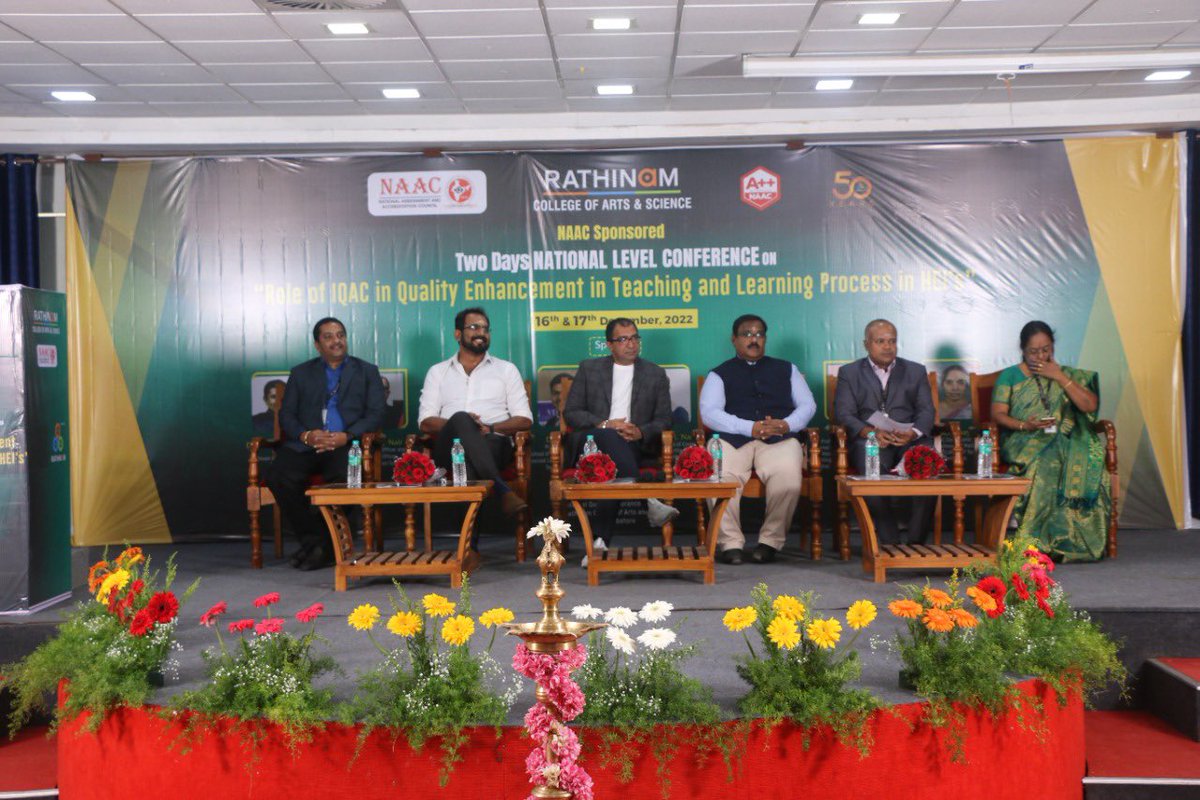 Manickam_reach's tweet photo. Rathinam College has inaugurated National Level conference on The Role of IQAC in “Quality Enhancement in Teaching and Learning Process in Higher Educational Institutions” sponsored by NAAC.
#ugc #naac #aicte https://t.co/BoOFBw3HjE
