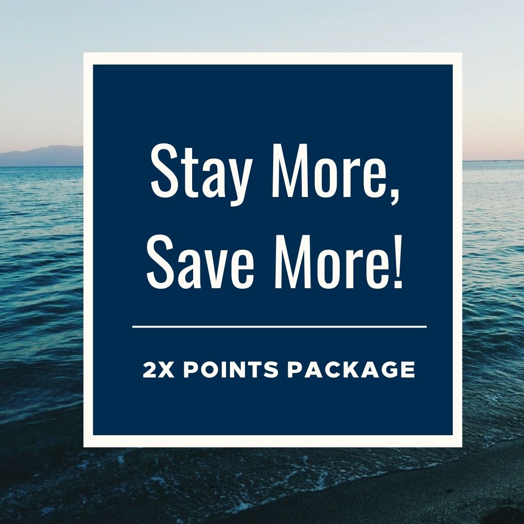 Make more memories this holiday season with 2X Points package. Make your trip twice as rewarding and earn double Hilton Honors Points every night of your stay when you book the 2X Points Package.