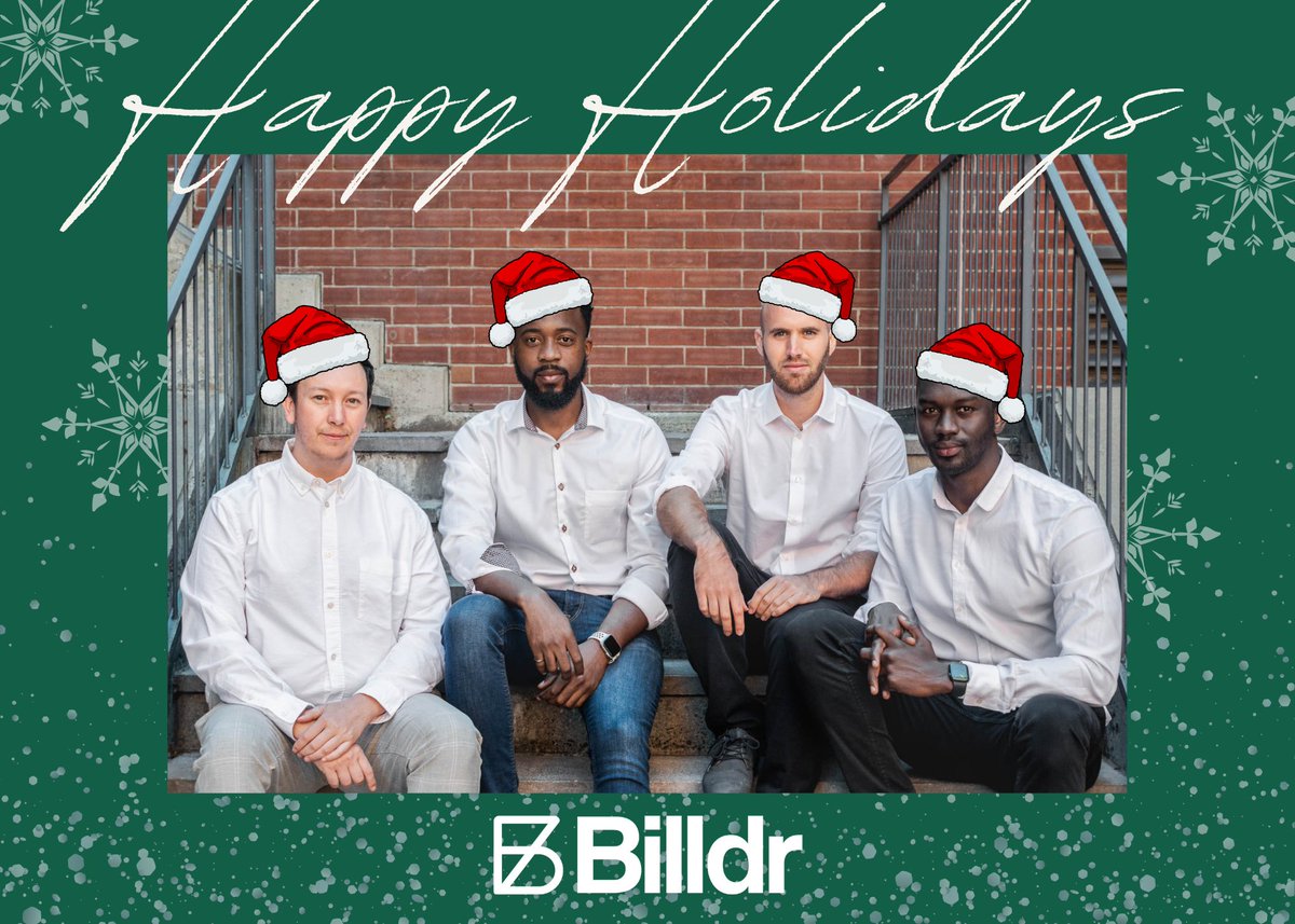 BilldrHQ's tweet photo. What a wonderful year 2022 was at #Billdr ๐ Today marks our last day in the office before we go on a holiday break! We will be back on January 9th 2023 โจ Happy holidays to you all ๐ฅณ https://t.co/cYLJlXbjw5
