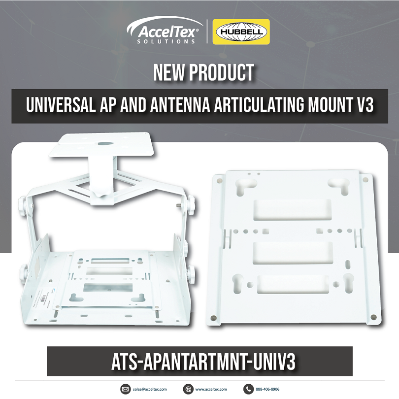 AccelTex's tweet photo. The new version of our articulating mount is now available. https://t.co/sdK1dGGi3F #acceltex #wifisolutions #wifimount #apmount #antennamount https://t.co/9Ibw1AOuNn