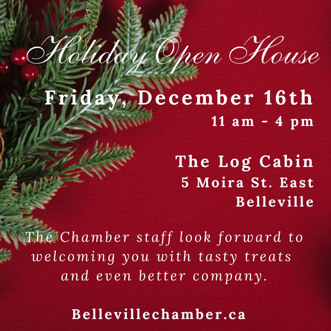 Drop in at the log cabin today for our holiday open house.