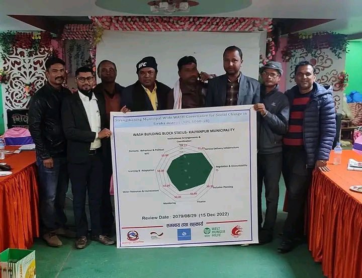 SABALNEPAL's tweet photo. 2-day workshop on reviewing WASH building blocks and orientation on WASH act 2079 to all the key stakeholders of 3 working municipalities in Sirha District. The action plan has been agreed upon during the workshop for formulating municipal WASH act.#NPL1060 @WHH_Nepal @Shknabi https://t.co/NDQjjyIc2N
