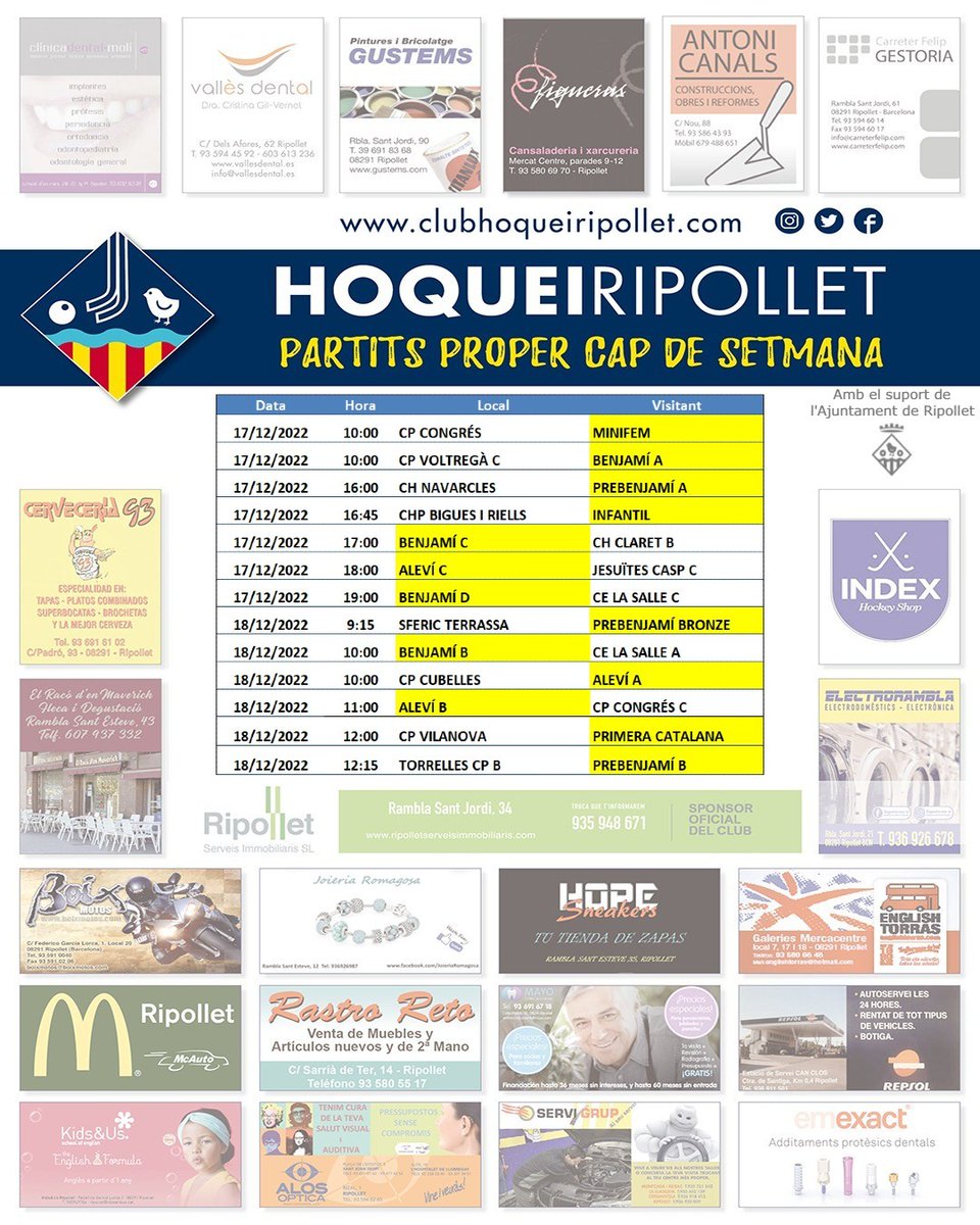 Club Hoquei Ripollet tweet media