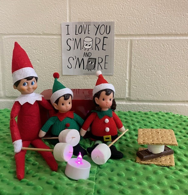 CoachGPercle's tweet photo. Jim says "I love you S'more and S'more!" Jim, Jingle &amp; Jangle making S'mores together. @SemElementary @pta_sem https://t.co/TqeqxAMIXH