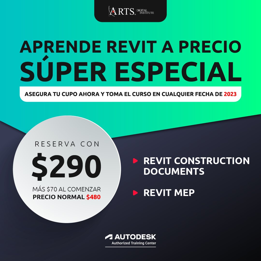 Institute_Arts's tweet photo. 💥 Aprende desde cero el software más utilizado en la industria de la construcción 👷🏻, REVIT

✅ Ahorra dinero, evita errores y completa tus proyectos más rápido usando Revit para mejorar tus proyectos arquitectónicos, estructurales, mecánicos, eléctricos o de plomería https://t.co/JHwefFX5Lu