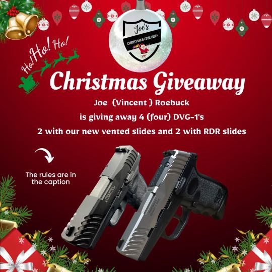 YgunsScc's tweet photo. HO HO HO!!! Joe is in the spirit of giving!
For a chance to win:
Follow us on
 - Instagram:@sccyfirearms
 - Facebook:@SCCYFirearms
 - Twitter: @SCCYguns
 - YouTube:@SCCYFirearms
Leave a comment with a Christmas Greeting
Tag a friend
Retweet and like this post https://t.co/CgSdOS2HFw