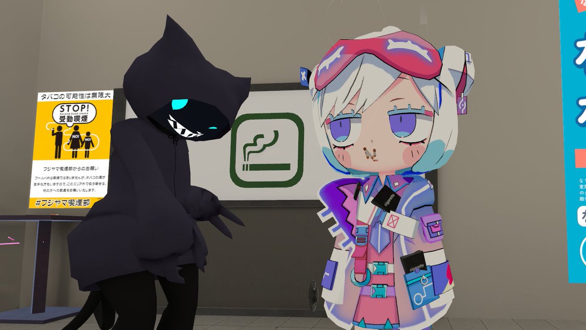 「凄腕VRマジックやカオスなアバター展覧会が繰り広げられてて楽しかった 技術的な話」|寺田てらのイラスト