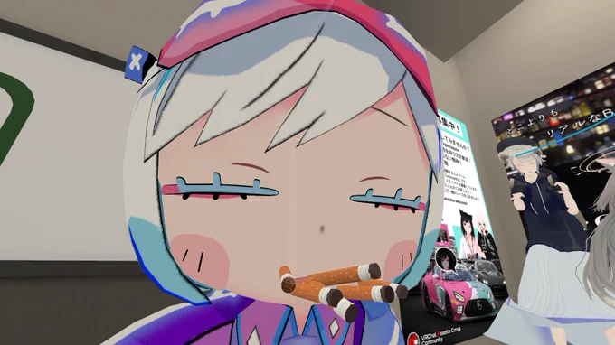 凄腕VRマジックやカオスなアバター展覧会が繰り広げられてて楽しかった 技術的な話もできてみんな優しくていいワールドでした、おすすめありがトラス!  #VRChat 
