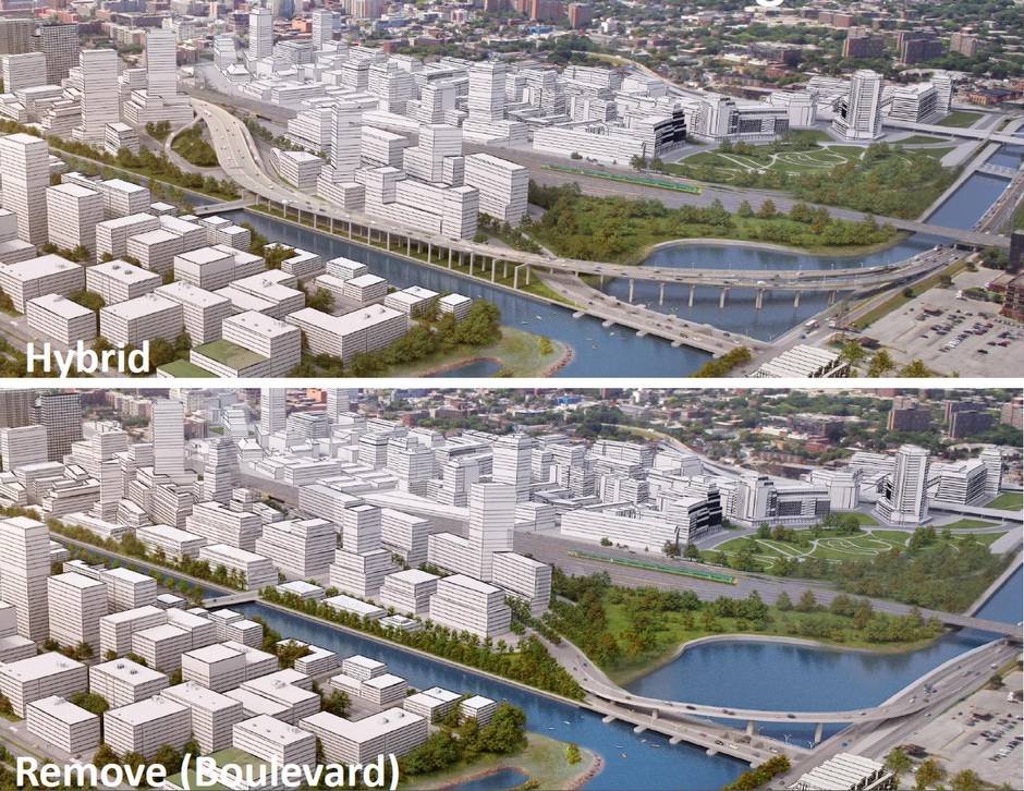 Biden investing $1 billion federal funding for freeway removal projects. Opp. for <a href="/JohnTory/">John Tory</a> to adapt concept, tear down Gardiner, do Blvd (sideWALKS, bikelanes, trees...), gain $1 Billion, build 8,000 homes, connect magnificent <a href="/WaterfrontTO/">Waterfront Toronto</a>. Not too late. Do what is right.