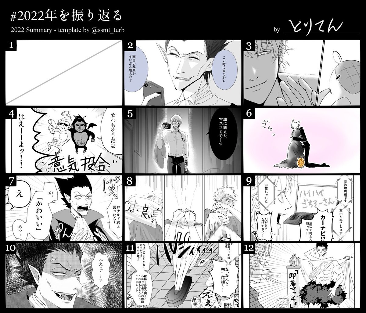 振り返るやつ漫画Ver。2月に94堕ちしました。
去年の今頃はまだまともな生活してたのかもな…もう思い出せないよ。 