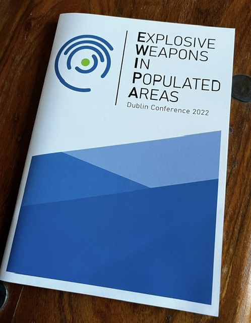 An honour that Michael Gaffey is nominated for Arms Control Person of the Year for leading Ireland's work on #EWIPA. 83 States adopted a Political Declaration on explosive weapons in populated areas at #EWIPADublin. 

Please vote for Ireland's team at ArmsControl.org/ACPOY