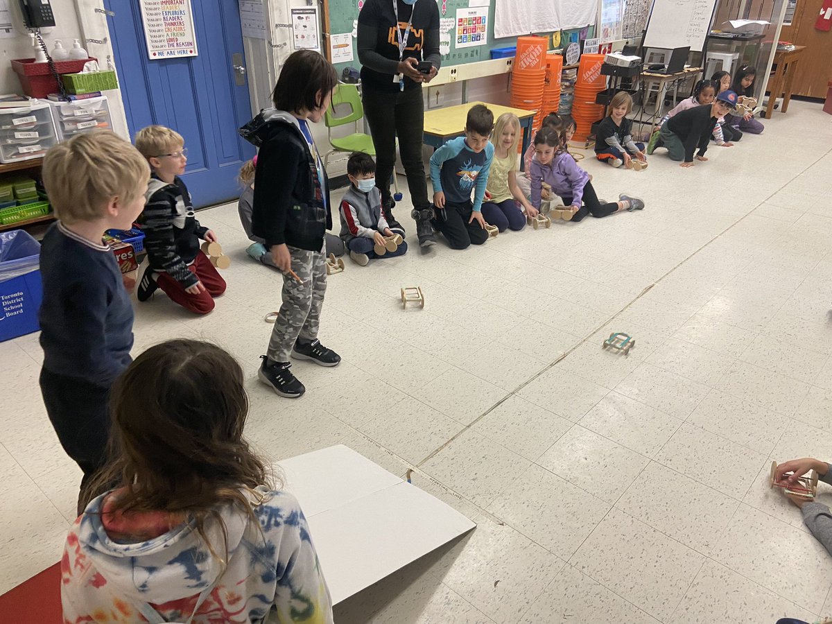 McM_MsT's tweet photo. Free-rolling down a ramp to test our Rectangle Racerz wooden car🏎 chassis prototype from our #STEM build this week🗜🥽🪚with our Grade 1 #STEM Buddies 🤩 #DesignThinking #Mentoring #aweSTEM🏎
@TDSB_McMurrich Proud of student blueprint designs & mentoring buddies 1/2 https://t.co/wM8MsA2mHP
